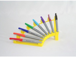 marker kalem fineliner sahibi ofis masa masaüstü Organizatör işaretleri tutucu 3d print model - Mito3D