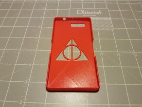 sony z3 compact - harry potter deathly hallows mobile phone 3d print model - Mito3D