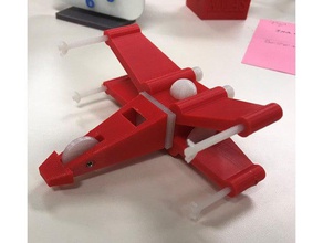 x-wing car vehicles 3dprinting force jedi luke skywalker star wars xwing miniatures 3d print model - Mito3D