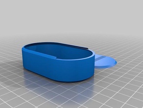 silicone earplug bevelbox containers customized 3d print model - Mito3D