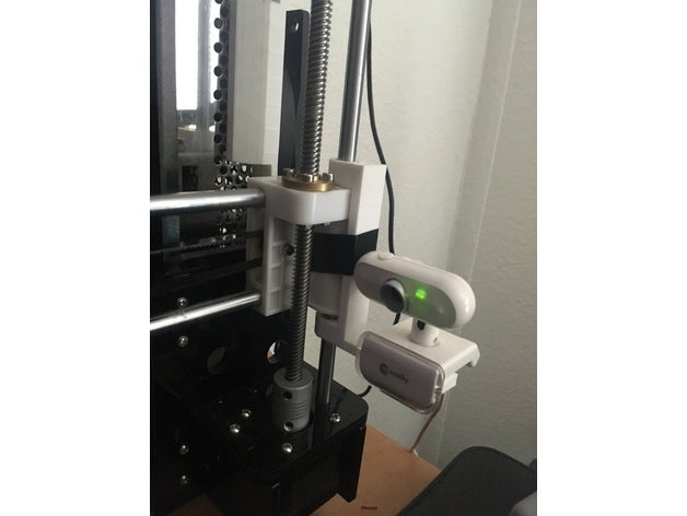 anet a8 simple rising webcam mount 3d printer accessories mods parts upgrade octoprint camera holder 3D print model - Mito3D