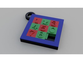 tasca punti i puzzle fusion 360 la colla di logica russia 3d print model - Mito3D
