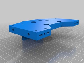 dual bondtech bmg mount openbuilds plate 3d printer parts extruder extrusion 3d print model - Mito3D
