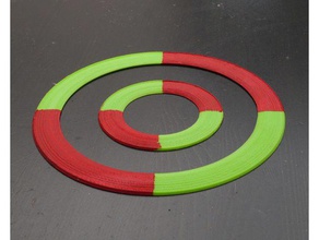 volando anillo deporte y al aire libre frisbee spinning arrojadiza a tirar de juguete 3d print model - Mito3D