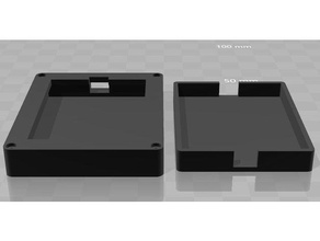 case adafruit lithium ion polymer battery - 37v 2500mah lp785060 electronics holder 3d print model - Mito3D