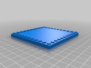 my customized lego-compatible brick 2 construction toys 3d print model - Mito3D