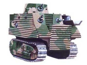 bob semple tank hobby ww1 ww2 3d print model - Mito3D