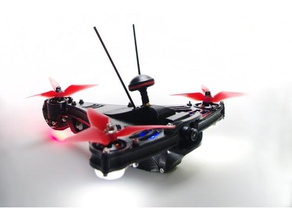 stingray - tricopter r c vehículos diydrone diydrones drone los drones fpv250 fpv el racer de carreras mini quad quadcopter naze32 marco 3d print model - Mito3D