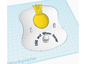 egg spoon racer mechanical toys tealdronechallenge 3d print model - Mito3D