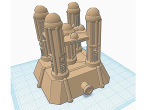 vide générateur de bouclier jouets & jeux epic30k epic40k échelle épique 3d print model - Mito3D