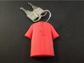 t-shirt keychain 10 keychains 3d print model - Mito3D