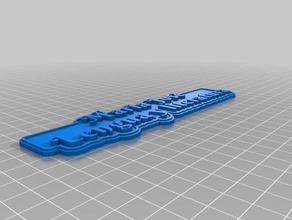 do mar jos llaveros personalizado 3d print model - Mito3D