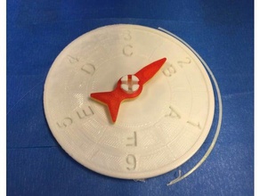 spinner math probability 3d print model - Mito3D