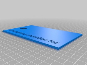 minha caixa personalizada deslizante superior - sams de aposentadoria recipientes personalizado 3d print model - Mito3D