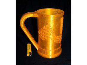 beer mug 11 litres kitchen & dining 3d print model - Mito3D
