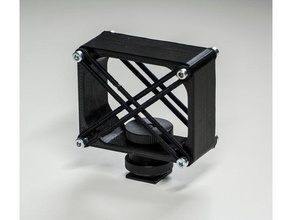 zoom h1 choque de montagem câmera microfone monte o 3d print model - Mito3D