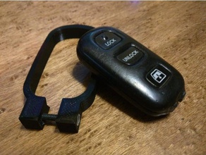 toyota sequoia-clés les pièces de rechange voiture porte-clés clé gousset la réparation partie sequoia 3d print model - Mito3D