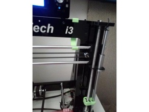 x-axis support hook geeetech i3 anti-wobble pad 3d printer parts prusa 3d print model - Mito3D