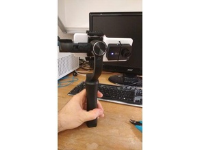 actioncam cardan monte xiaomi yi 4k -para - smartphone-cardan câmera 3d print model - Mito3D