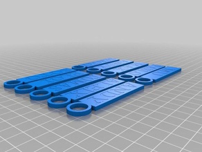 kauçuk anahtarlıklar sikke ve rozetleri 3d print model - Mito3D