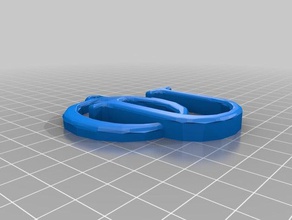 ou keychain keychains 3d print model - Mito3D