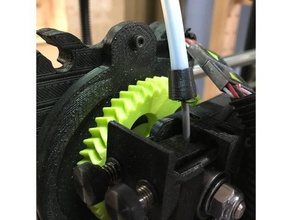 lulzbot filament guide cap 3d printer accessories parts taz 6 3d print model - Mito3D
