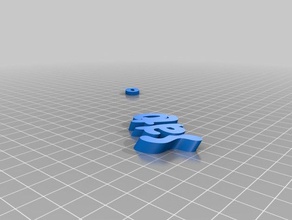 my customized iamburny's text - name keyring keyfob organization 3d print model - Mito3D