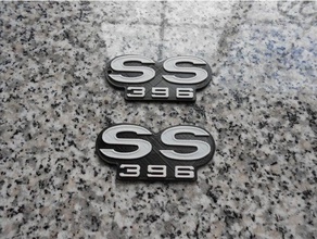 ss396 emblem & keychain keychains 3d print model - Mito3D