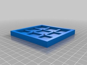 tic tac toe oyunu mizahı 3d print model - Mito3D