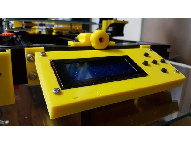 pantalla lcd adaptador - en8 & variante Las impresoras 3d de montaje 3D print model - Mito3D