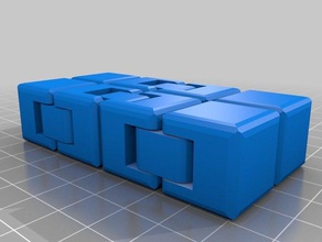 failproof fidget cube amélioration des charnières jouets & jeux 3d print model - Mito3D