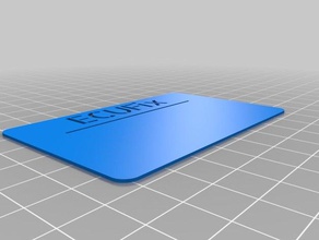 blanco ofis özelleştirilmiş 3d print model - Mito3D