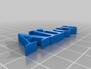 alice emilys personalizado 3d print model - Mito3D