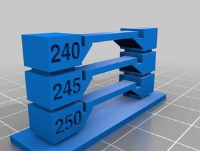 petg - temp torre A impressão 3d de testes personalizado 3d print model - Mito3D