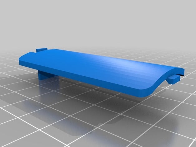 controle remoto para tv tampa da bateria eletrônica 3D print model - Mito3D