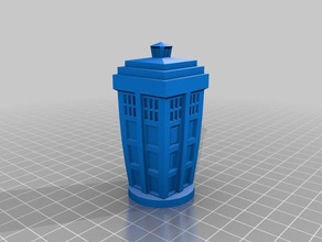 squeezy tardis 3d printing doctor dr squeeze squishy tpa 3d print model - Mito3D