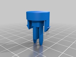 gamecube bouton de réinitialisation les jeux vidéo 3d print model - Mito3D