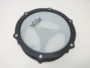 full pla 6-12 inch e-drum pads music diy drum drums instrument musical pad trigger 3d print model - Mito3D