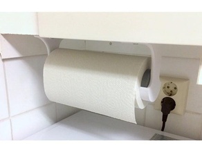 paper towel holder 37mm roll core household supplies 3d print model - Mito3D