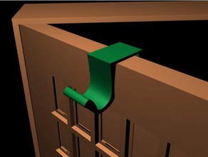 door frame hanger hook gnamp household 3d print model - Mito3D