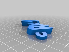 mia 1 keychains customized 3d print model - Mito3D