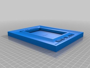 lithopane riquadro della casella di arredamento su misura 3d print model - Mito3D