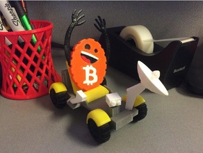 bitcoin moon buggy desk toy vehicles ethereum litecoin lunar 3d print model - Mito3D