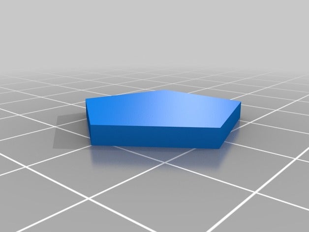 le pentagone L'impression 3d 3D print model - Mito3D