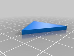 triangolo La stampa 3d 3d print model - Mito3D