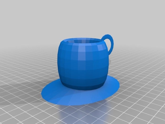 tasse de thé L'impression 3d 3D print model - Mito3D