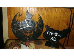 reloj de batman decoración 3d print model - Mito3D
