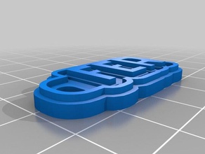 fer Anahtarlık özelleştirilmiş 3d print model - Mito3D
