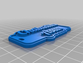 c asun Anahtarlık özelleştirilmiş 3d print model - Mito3D