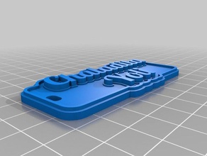 cyoli Anahtarlık özelleştirilmiş 3d print model - Mito3D